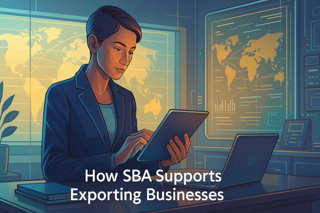 How SBA Supports Exporting Businesses How SBA Supports Exporting Businesses