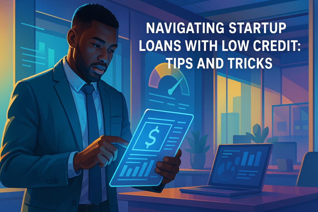 Navigating Startup Loans with Low Credit: Tips and Tricks