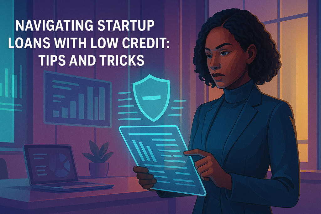 Navigating Startup Loans with Low Credit: Tips and Tricks