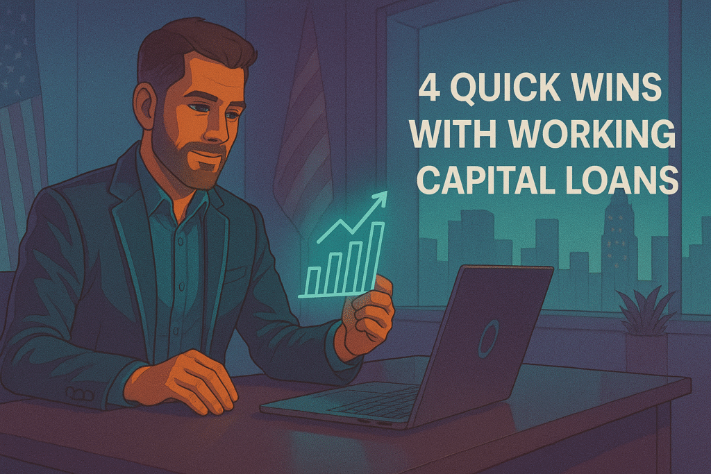 4 Quick Wins with Working Capital Loans 4 Quick Wins with Working Capital Loans