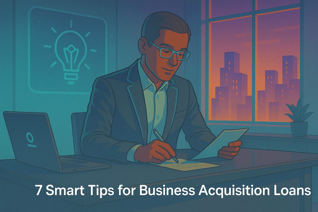 7 Smart Tips for Business Acquisition Loans