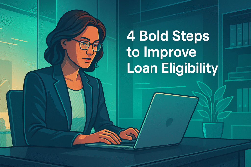 4 Bold Steps to Improve Loan Eligibility 4 Bold Steps to Improve Loan Eligibility