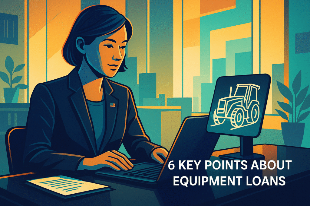 6 Key Points About Equipment Loans 6 Key Points About Equipment Loans