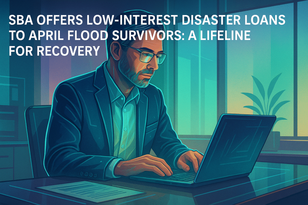 SBA Offers Low-Interest Disaster Loans to April Flood Survivors: A Lifeline for Recovery SBA Offers Low-Interest Disaster Loans to April Flood Survivors: A Lifeline for Recovery