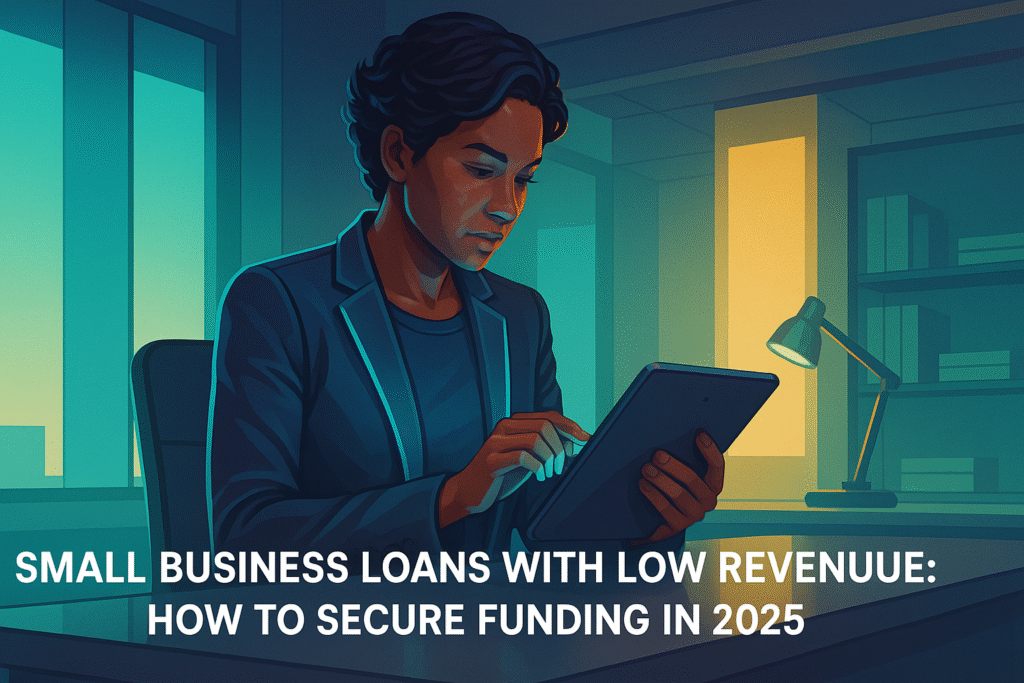 Small Business Loans with Low Revenue: How to Secure Funding in 2025