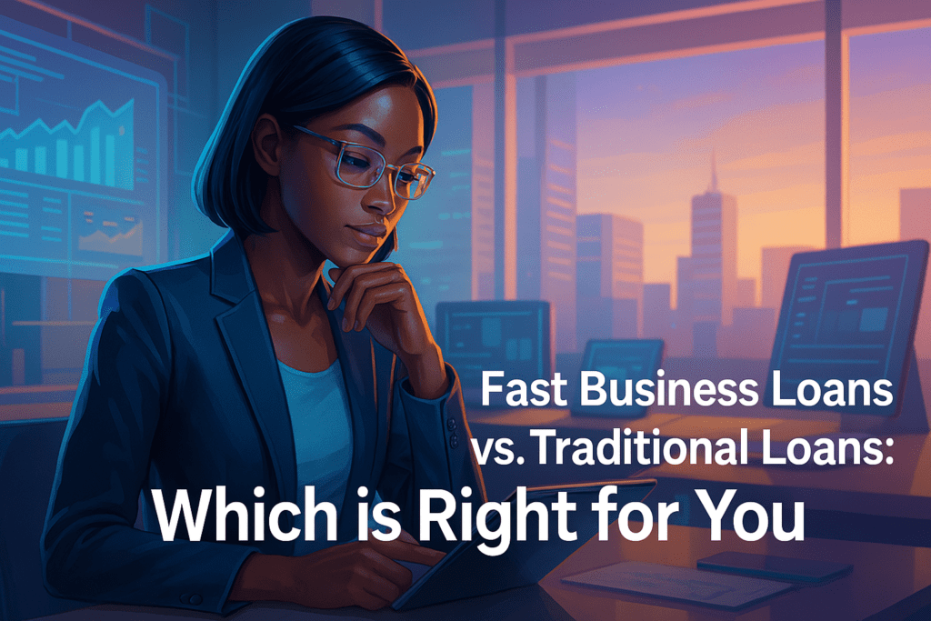 Fast Business Loans vs. Traditional Loans: Which is Right for You?