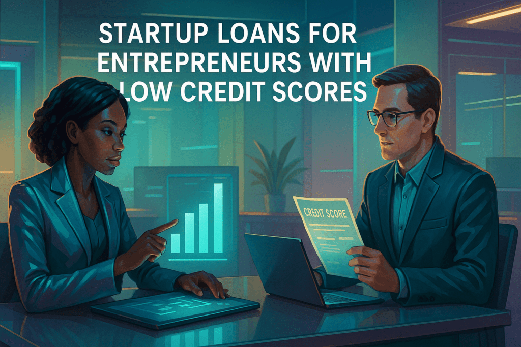 Startup Loans for Entrepreneurs with Low Credit Scores