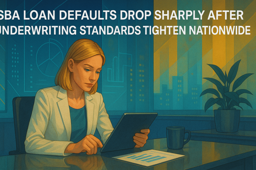 SBA Loan Defaults Drop Sharply After Underwriting Standards Tighten Nationwide