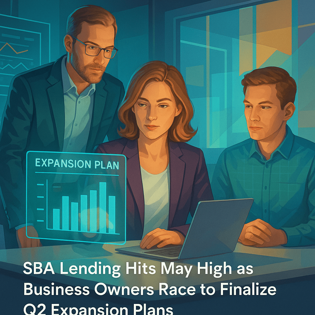 SBA Lending Hits May High as Business Owners Race to Finalize Q2 Expansion Plans