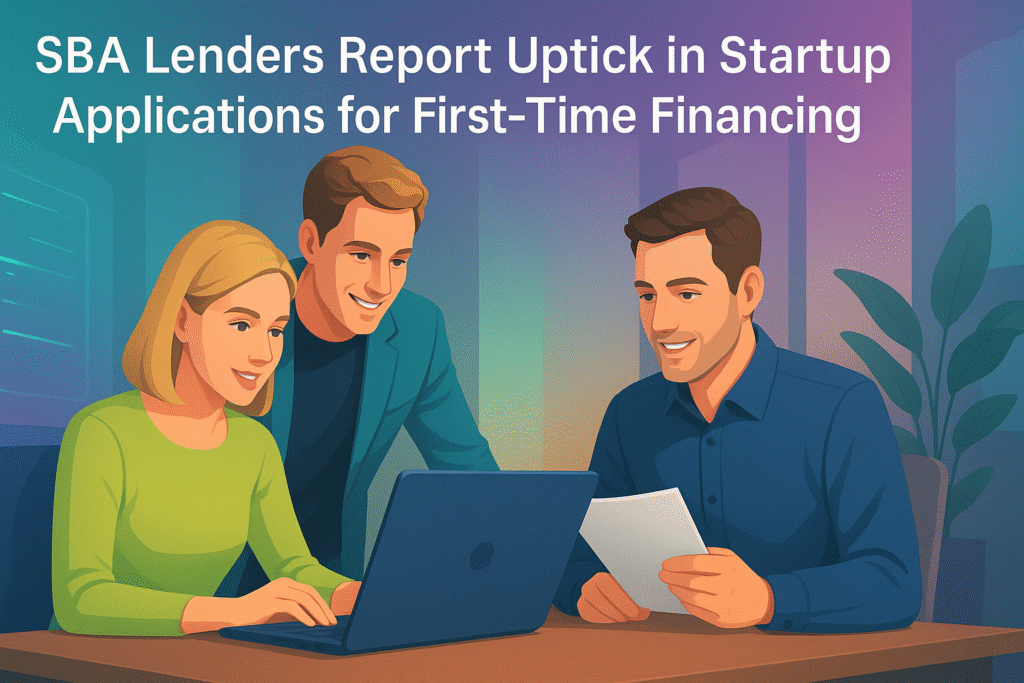 SBA Lenders Report Uptick in Startup Applications for First-Time Financing SBA Lenders Report Uptick in Startup Applications for First-Time Financing