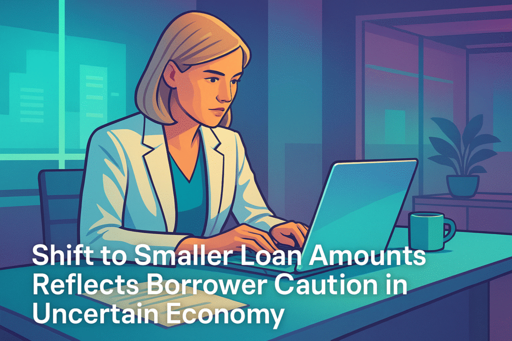 Shift to Smaller Loan Amounts Reflects Borrower Caution in Uncertain Economy Shift to Smaller Loan Amounts Reflects Borrower Caution in Uncertain Economy