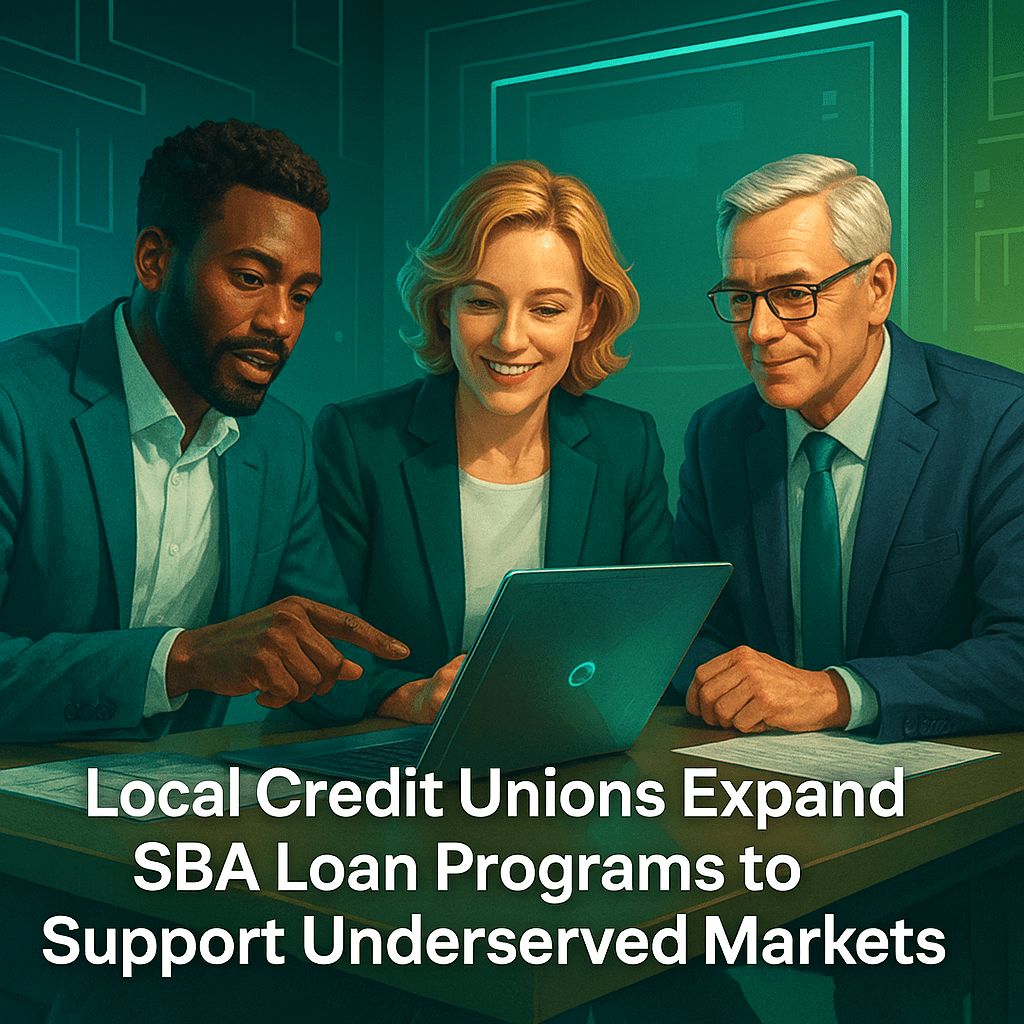 Local Credit Unions Expand SBA Loan Programs to Support Underserved Markets Local Credit Unions Expand SBA Loan Programs to Support Underserved Markets