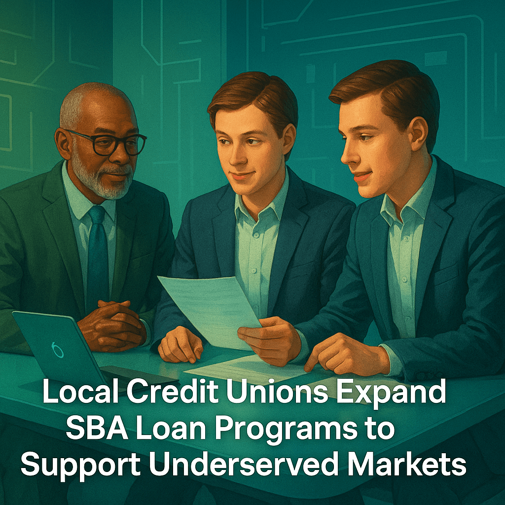 Local Credit Unions Expand SBA Loan Programs to Support Underserved Markets