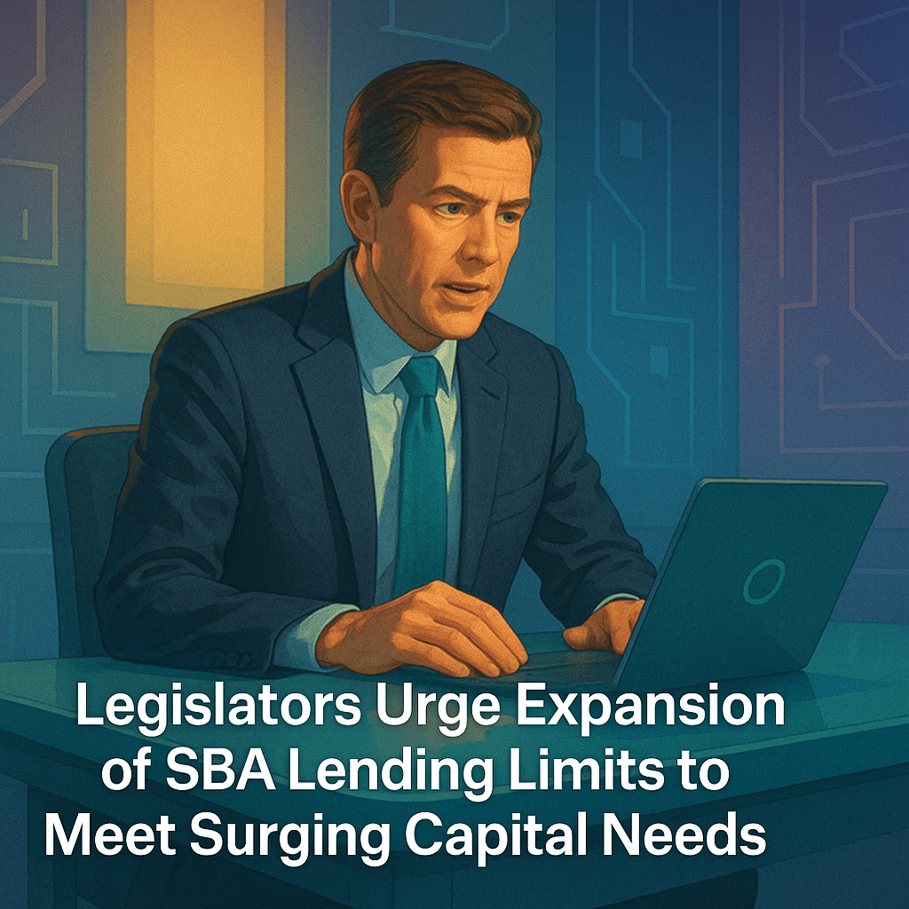 Legislators Urge Expansion of SBA Lending Limits to Meet Surging Capital Needs Legislators Urge Expansion of SBA Lending Limits to Meet Surging Capital Needs