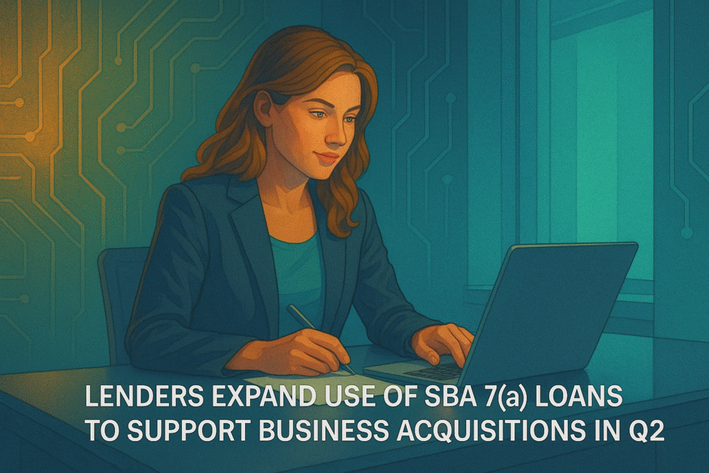 Lenders Expand Use of SBA 7(a) Loans to Support Business Acquisitions in Q2