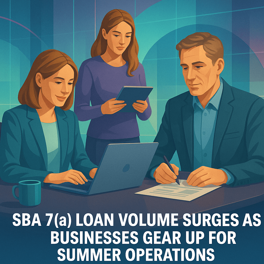 SBA 7(a) Loan Volume Surges as Businesses Gear Up for Summer Operations SBA 7(a) Loan Volume Surges as Businesses Gear Up for Summer Operations