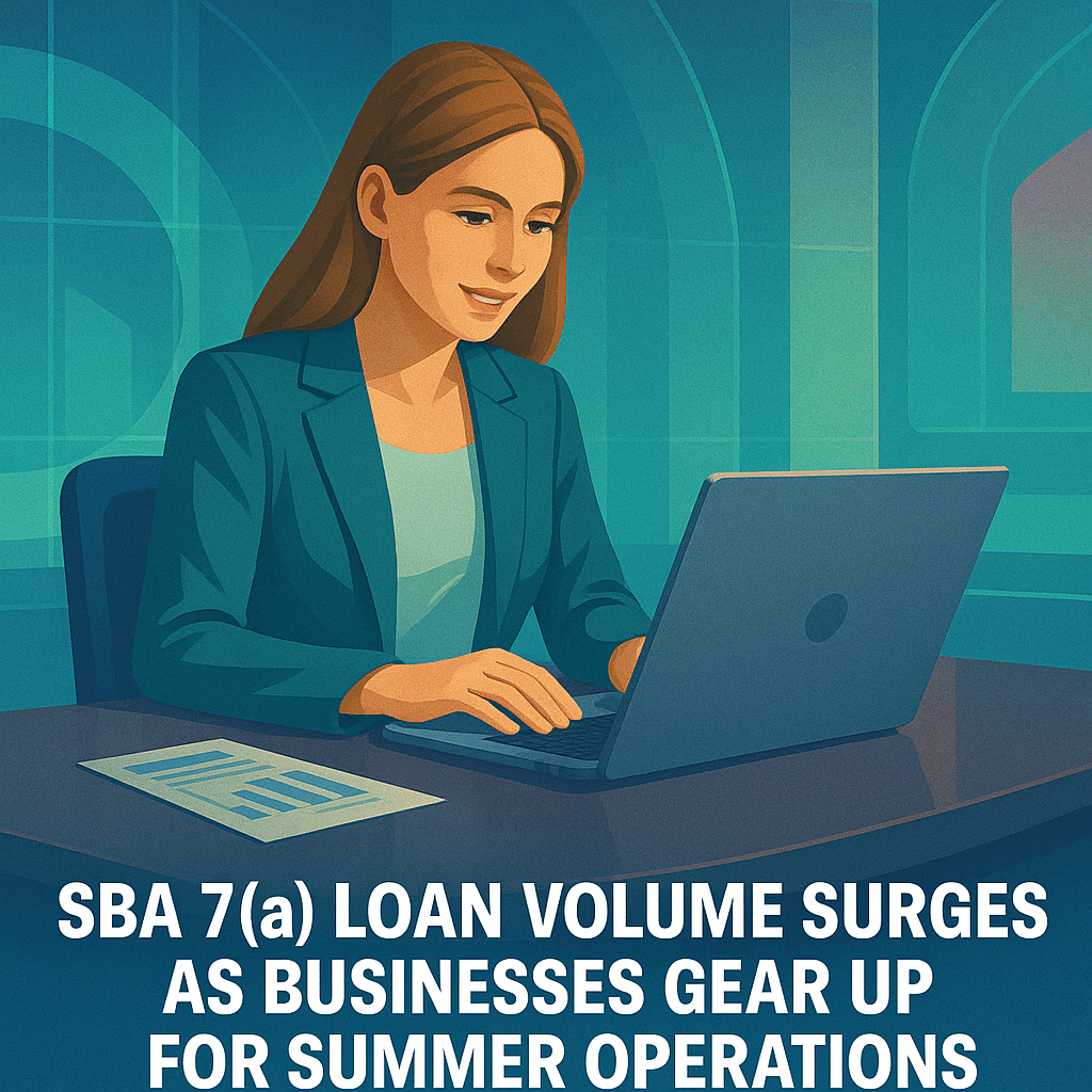 SBA 7(a) Loan Volume Surges as Businesses Gear Up for Summer Operations SBA 7(a) Loan Volume Surges as Businesses Gear Up for Summer Operations