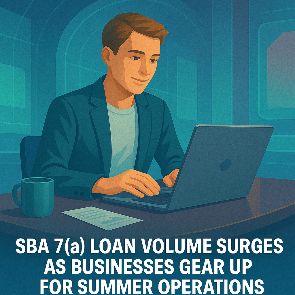SBA 7(a) Loan Volume Surges as Businesses Gear Up for Summer Operations