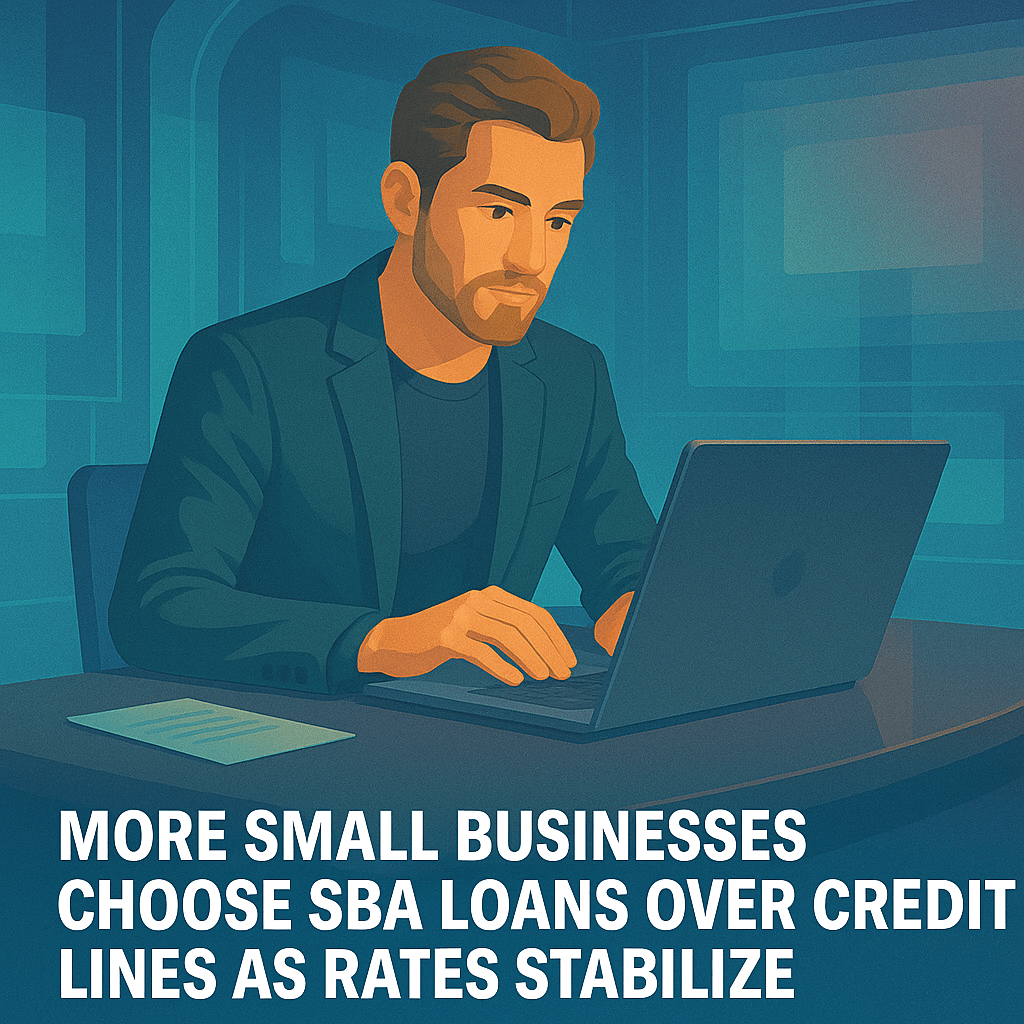 More Small Businesses Choose SBA Loans Over Credit Lines as Rates Stabilize More Small Businesses Choose SBA Loans Over Credit Lines as Rates Stabilize