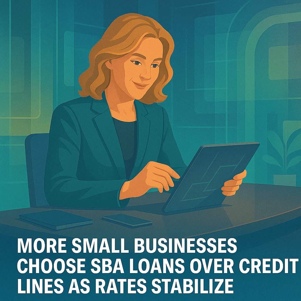 More Small Businesses Choose SBA Loans Over Credit Lines as Rates Stabilize