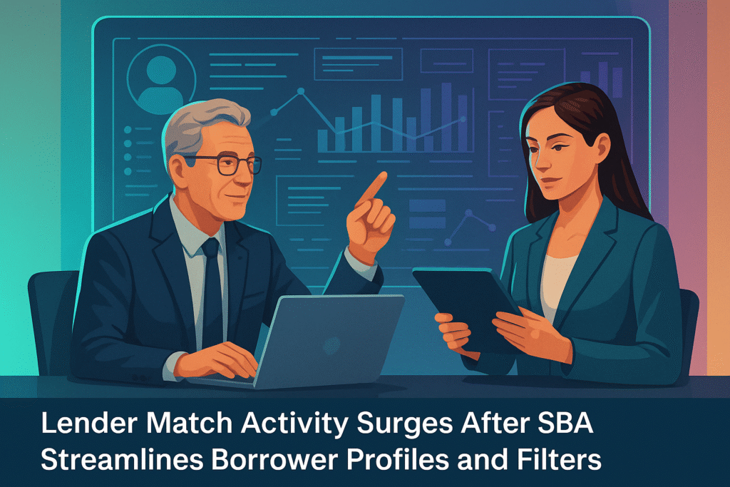 Lender Match Activity Surges After SBA Streamlines Borrower Profiles and Filters Lender Match Activity Surges After SBA Streamlines Borrower Profiles and Filters
