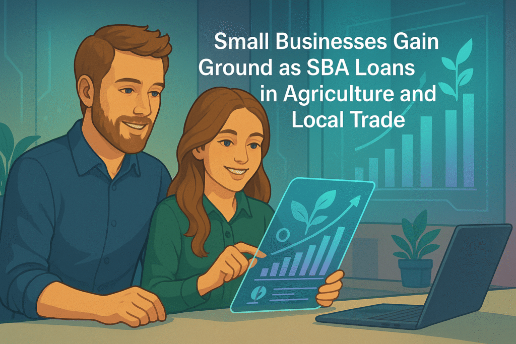 Small Businesses Gain Ground as SBA Loans Expand in Agriculture and Local Trade Small Businesses Gain Ground as SBA Loans Expand in Agriculture and Local Trade