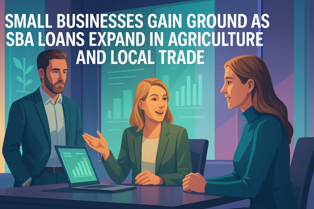 Small Businesses Gain Ground as SBA Loans Expand in Agriculture and Local Trade