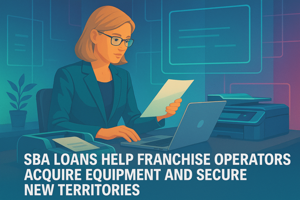 SBA Loans Help Franchise Operators Acquire Equipment and Secure New Territories SBA Loans Help Franchise Operators Acquire Equipment and Secure New Territories