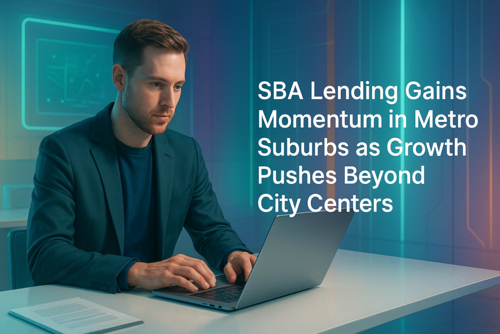 SBA Lending Gains Momentum in Metro Suburbs as Growth Pushes Beyond City Centers SBA Lending Gains Momentum in Metro Suburbs as Growth Pushes Beyond City Centers