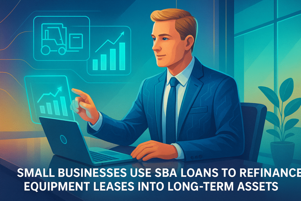 Small Businesses Use SBA Loans to Refinance Equipment Leases into Long-Term Assets Small Businesses Use SBA Loans to Refinance Equipment Leases into Long-Term Assets