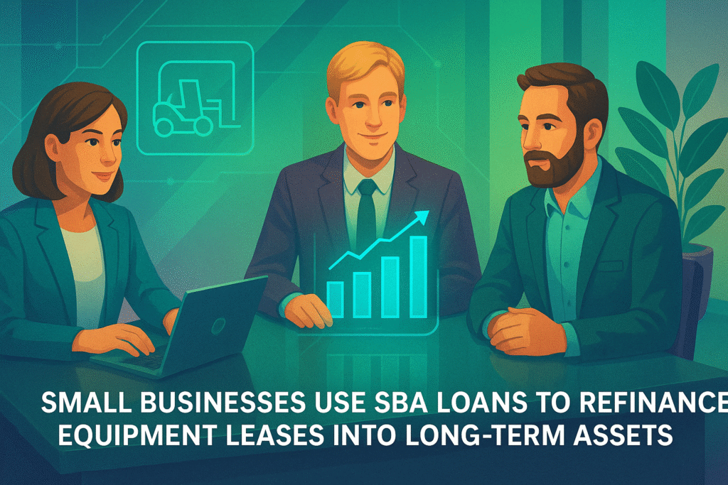 Small Businesses Use SBA Loans to Refinance Equipment Leases into Long-Term Assets