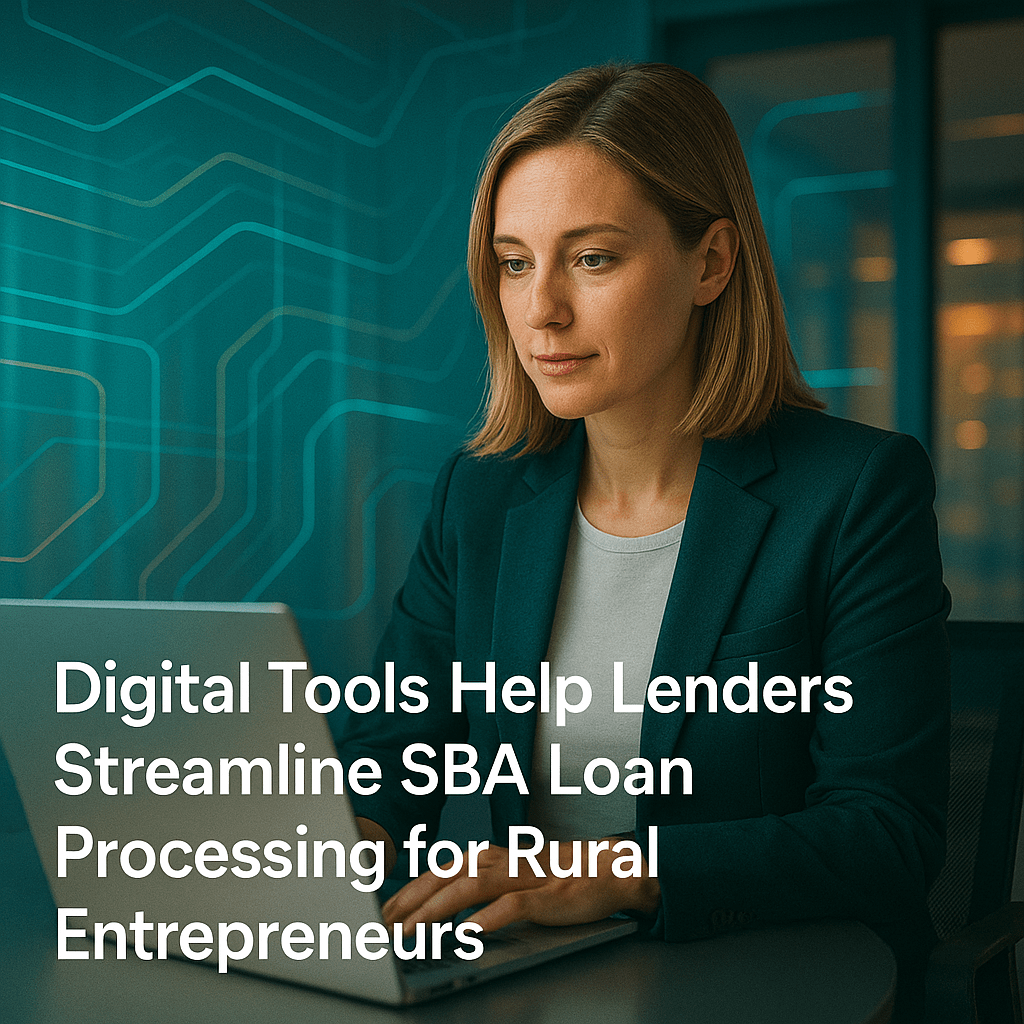 Digital Tools Help Lenders Streamline SBA Loan Processing for Rural Entrepreneurs