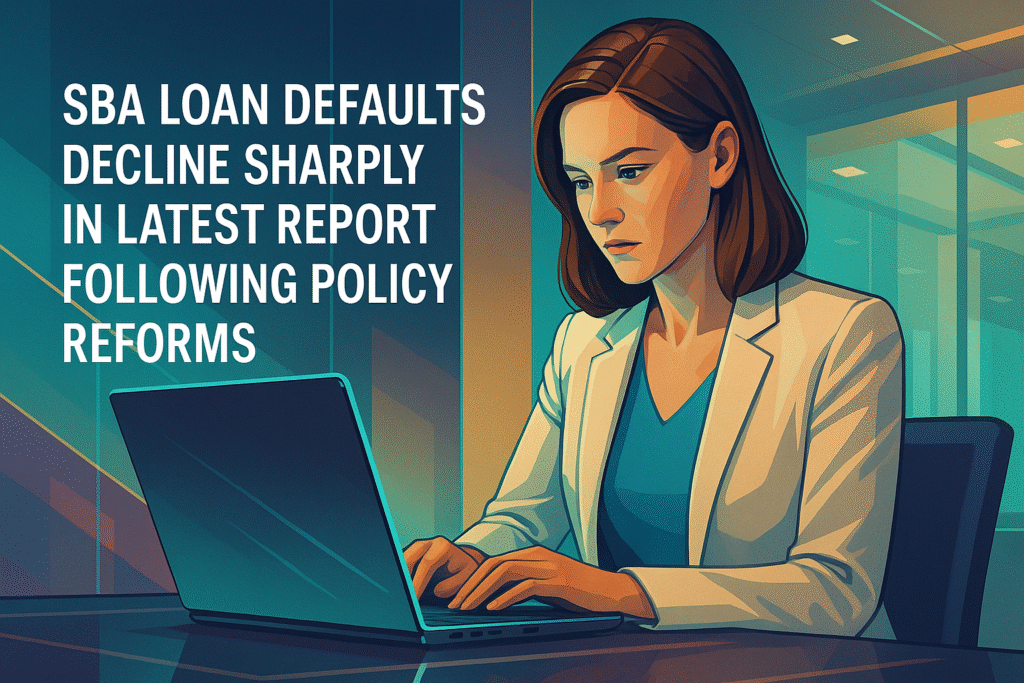 SBA Loan Defaults Decline Sharply in Latest Report Following Policy Reforms