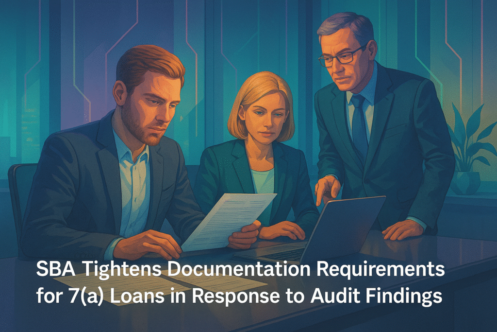 SBA Tightens Documentation Requirements for 7(a) Loans in Response to Audit Findings