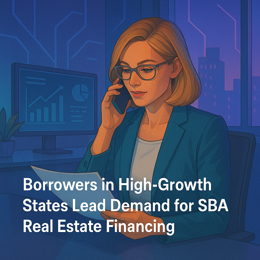 Borrowers in High-Growth States Lead Demand for SBA Real Estate Financing Borrowers in High-Growth States Lead Demand for SBA Real Estate Financing