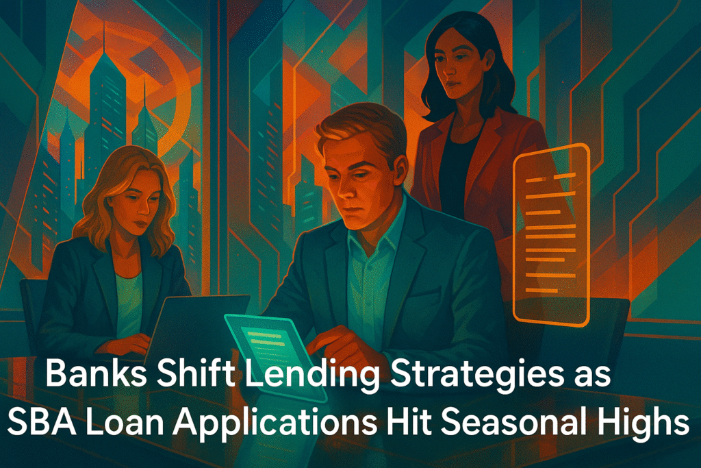 Banks Shift Lending Strategies as SBA Loan Applications Hit Seasonal Highs Banks Shift Lending Strategies as SBA Loan Applications Hit Seasonal Highs