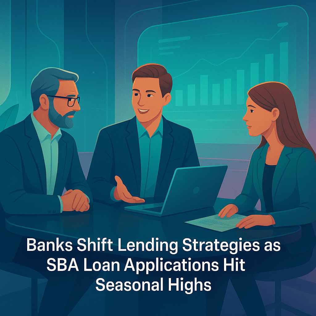 Banks Shift Lending Strategies as SBA Loan Applications Hit Seasonal Highs