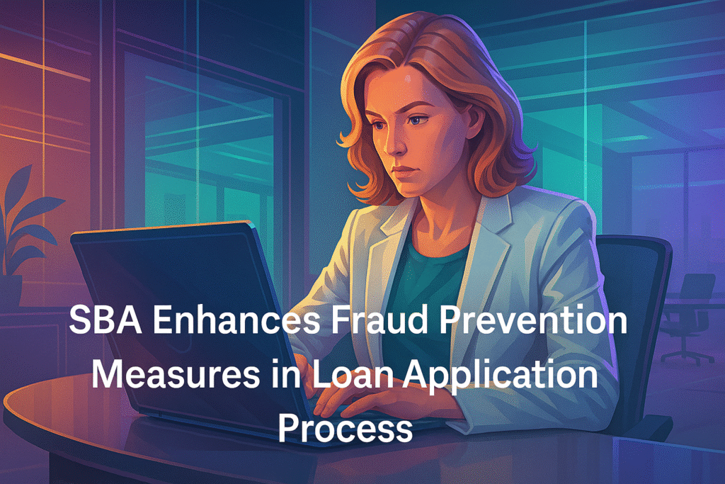 SBA Enhances Fraud Prevention Measures in Loan Application Process SBA Enhances Fraud Prevention Measures in Loan Application Process