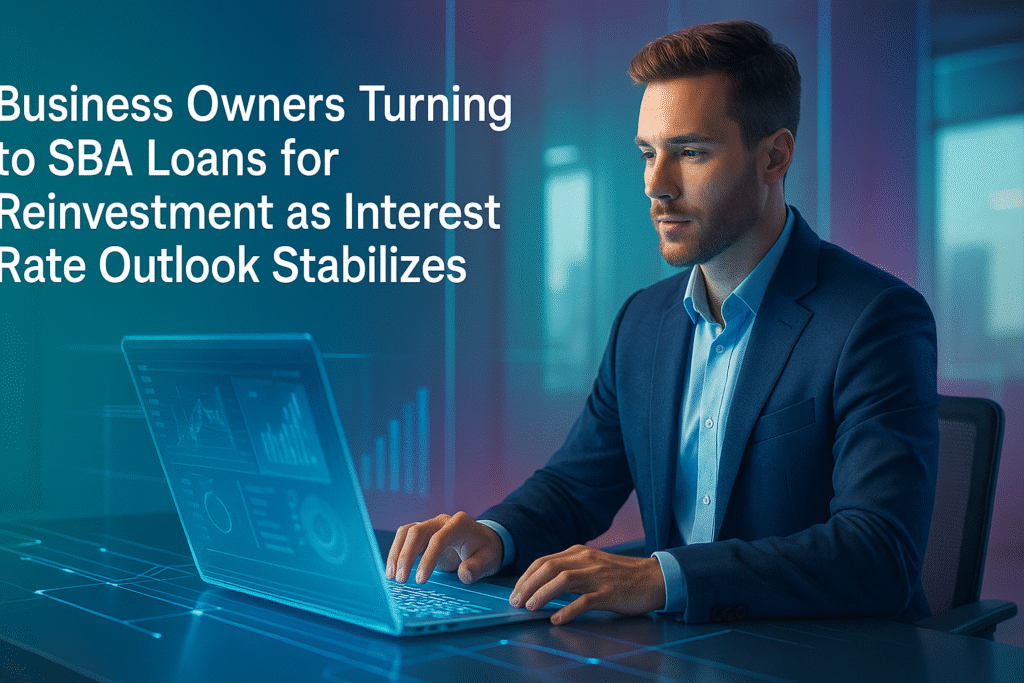 Business Owners Turning to SBA Loans for Reinvestment as Interest Rate Outlook Stabilizes Business Owners Turning to SBA Loans for Reinvestment as Interest Rate Outlook Stabilizes