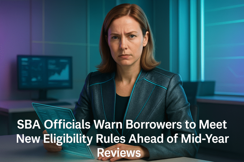 SBA Officials Warn Borrowers to Meet New Eligibility Rules Ahead of Mid-Year Reviews