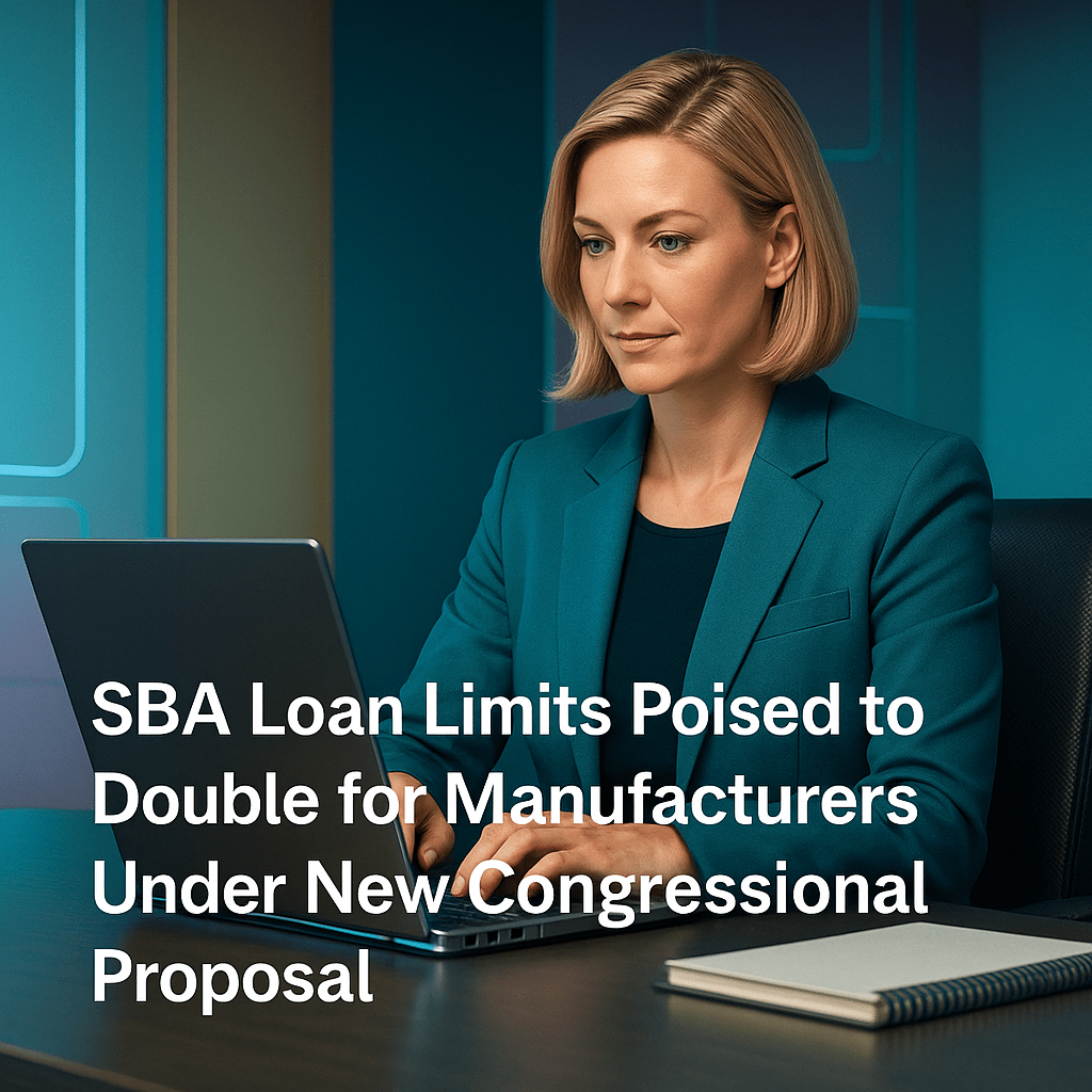 SBA Loan Limits Poised to Double for Manufacturers Under New Congressional Proposal