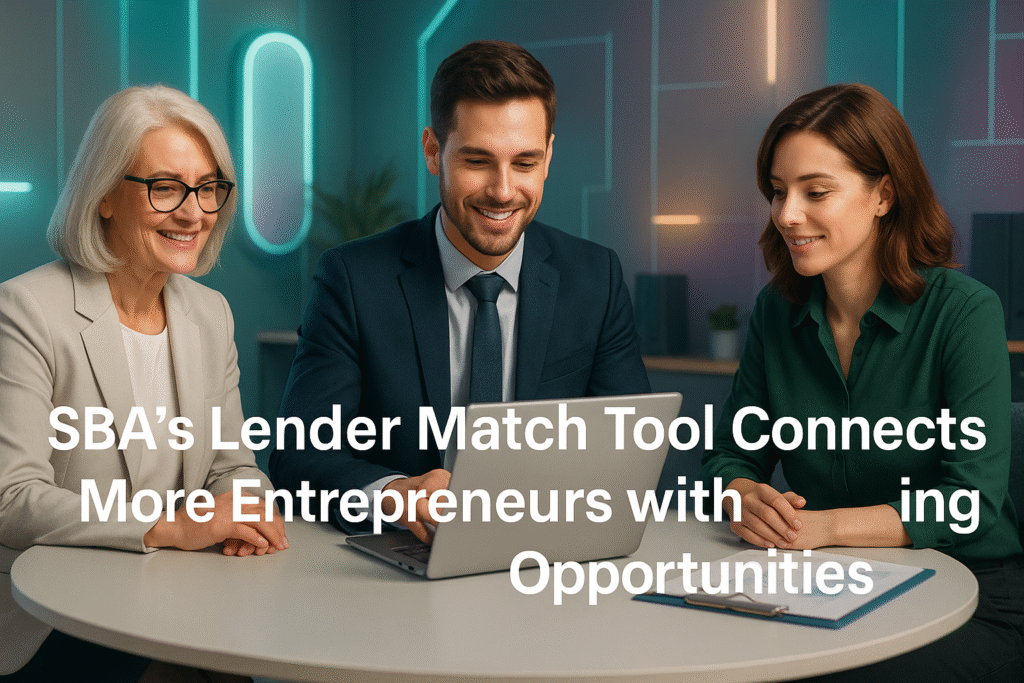 SBA's Lender Match Tool Connects More Entrepreneurs with Financing Opportunities