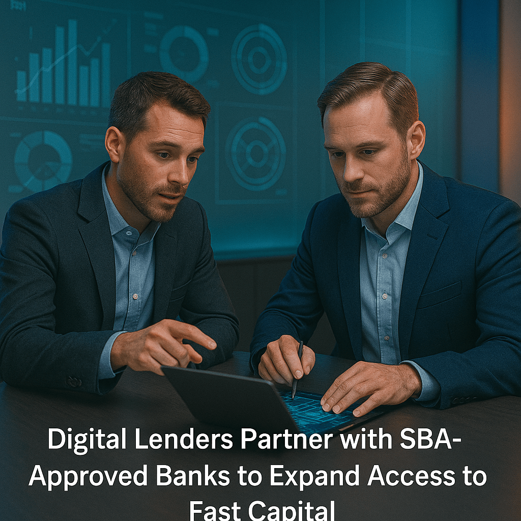 Digital Lenders Partner with SBA-Approved Banks to Expand Access to Fast Capital