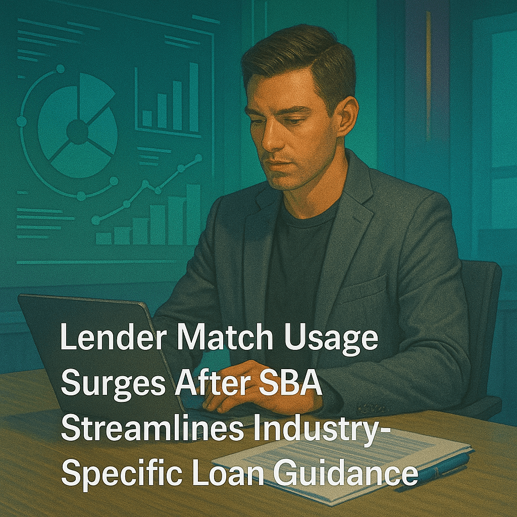 Lender Match Usage Surges After SBA Streamlines Industry-Specific Loan Guidance