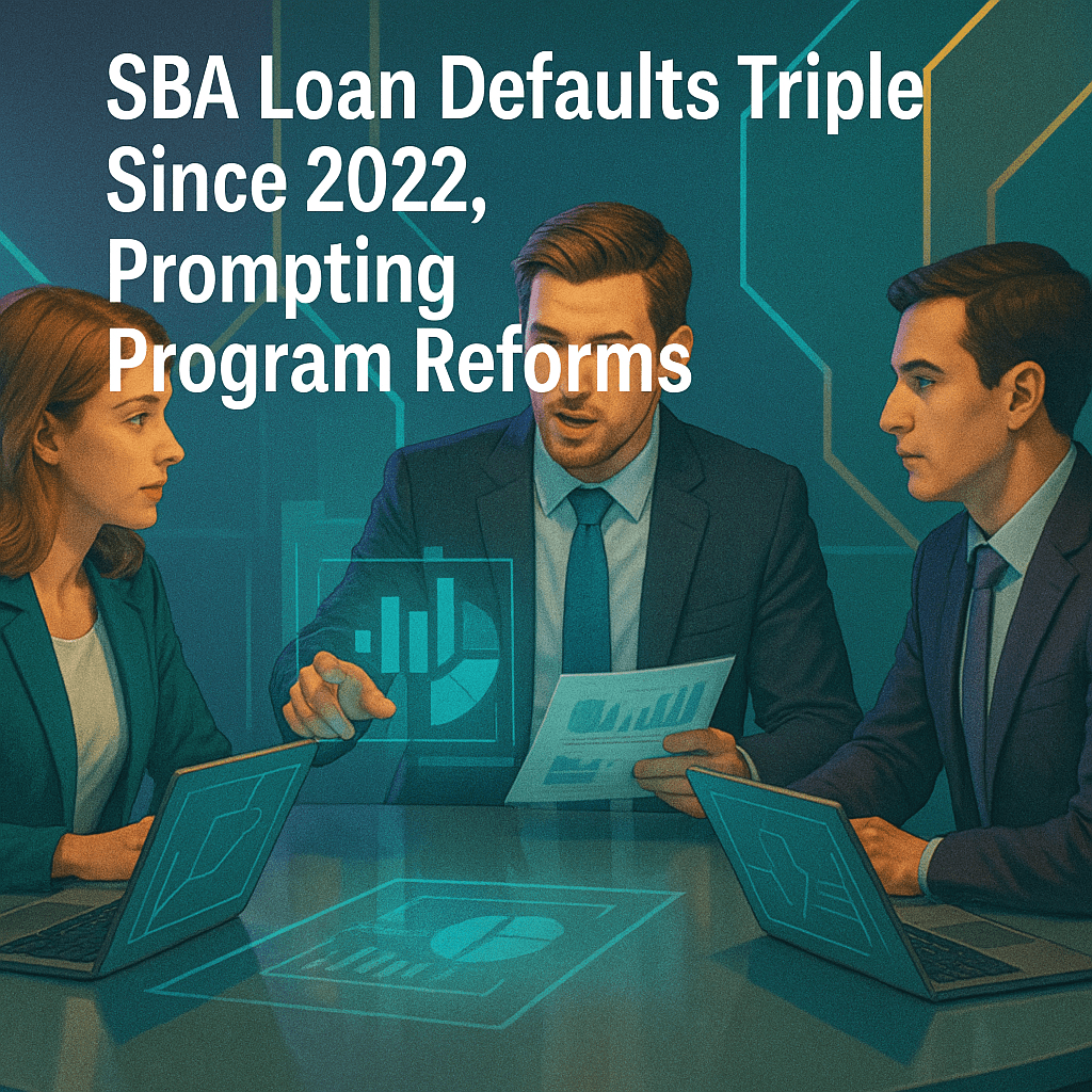 SBA Loan Defaults Triple Since 2022, Prompting Program Reforms SBA Loan Defaults Triple Since 2022, Prompting Program Reforms
