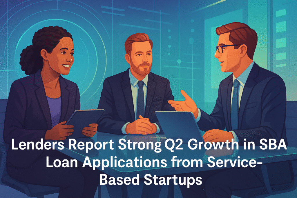 Lenders Report Strong Q2 Growth in SBA Loan Applications from Service-Based Startups Lenders Report Strong Q2 Growth in SBA Loan Applications from Service-Based Startups