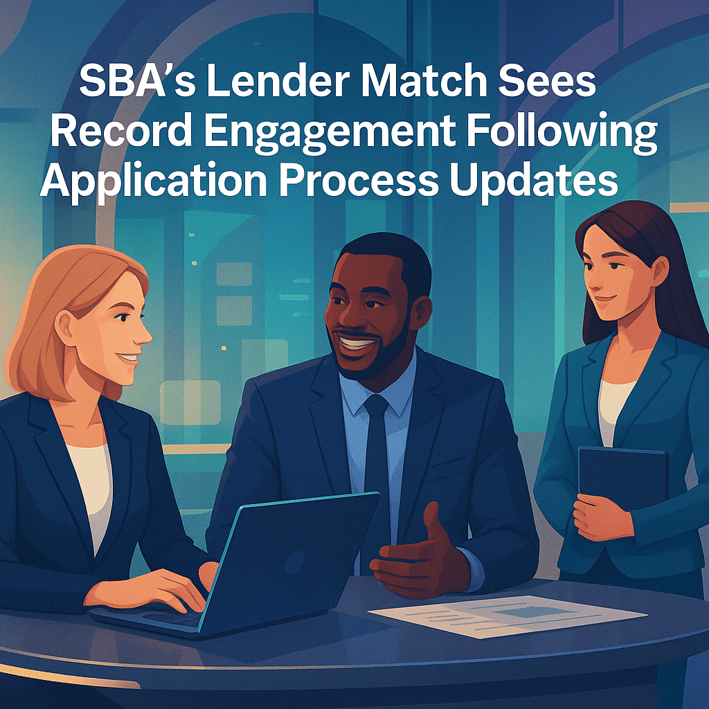 SBA’s Lender Match Sees Record Engagement Following Application Process Updates SBA’s Lender Match Sees Record Engagement Following Application Process Updates