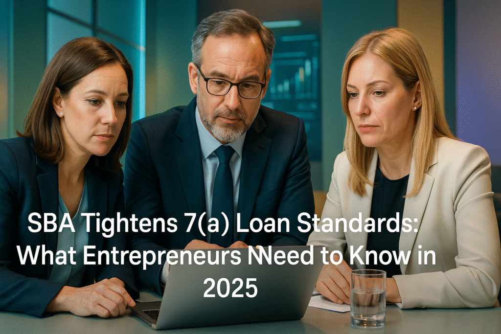 SBA Tightens 7(a) Loan Standards: What Entrepreneurs Need to Know in 2025