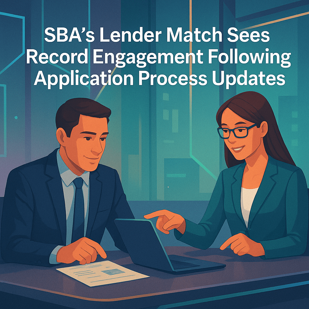 SBA’s Lender Match Sees Record Engagement Following Application Process Updates SBA’s Lender Match Sees Record Engagement Following Application Process Updates