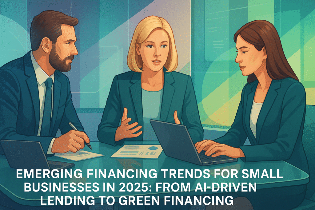 Emerging Financing Trends for Small Businesses in 2025: From AI-Driven Lending to Green Financing Emerging Financing Trends for Small Businesses in 2025: From AI-Driven Lending to Green Financing